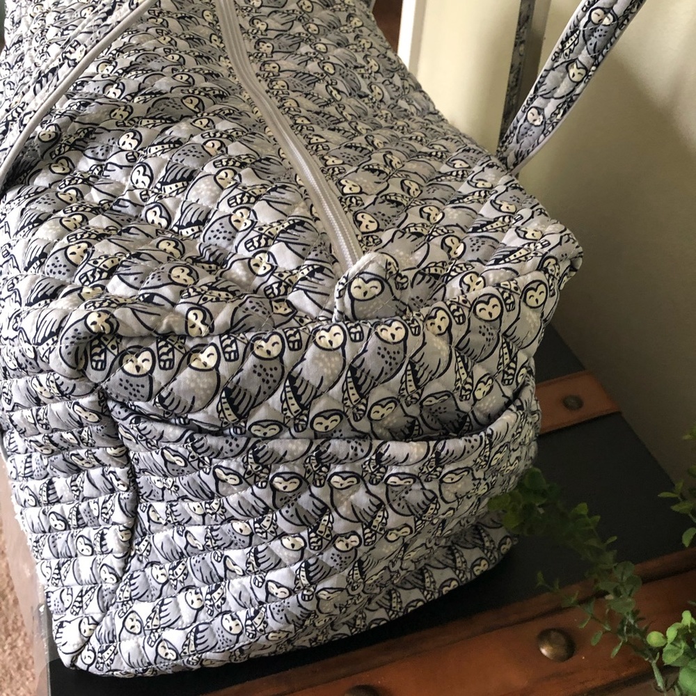 Vera Bradley Large duffel Owls NWT - Picture 6 of 6